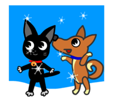 Bowl Miaul and old tale sticker #11761009