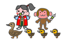 Bowl Miaul and old tale sticker #11761015