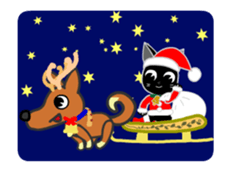 Bowl Miaul and old tale sticker #11761030