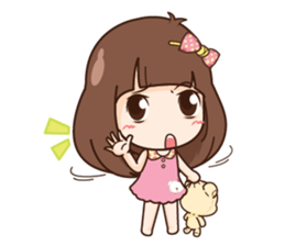 Milin fussy girl + sticker #11761203