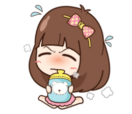 Milin fussy girl + sticker #11761205