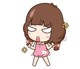 Milin fussy girl + sticker #11761207