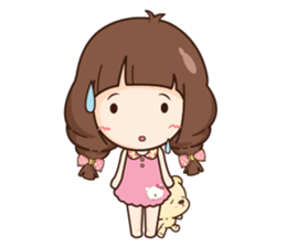 Milin fussy girl + sticker #11761216