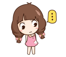 Milin fussy girl + sticker #11761219
