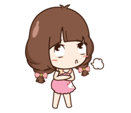 Milin fussy girl + sticker #11761229