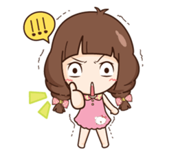 Milin fussy girl + sticker #11761231