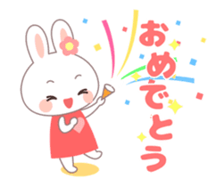 Moving Cutie Rabbit sticker #11761402