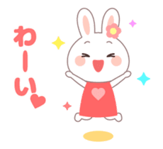 Moving Cutie Rabbit sticker #11761405
