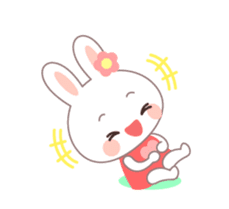 Moving Cutie Rabbit sticker #11761407