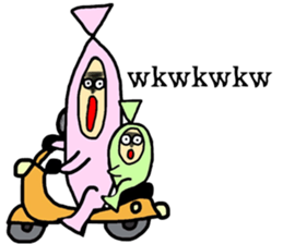 Pocong chan 2 sticker #11761447