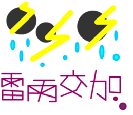 the QQ weather sticker #11761581