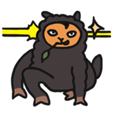 story of a poor lama sticker #11762070