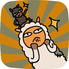 story of a poor lama sticker #11762077