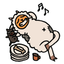 story of a poor lama sticker #11762081