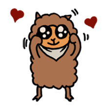 story of a poor lama sticker #11762084