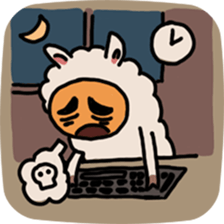 story of a poor lama sticker #11762088