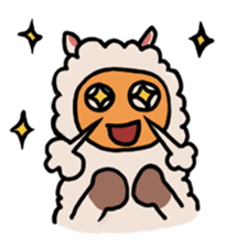 story of a poor lama sticker #11762092