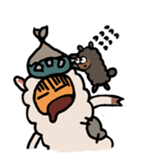 story of a poor lama sticker #11762099