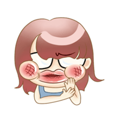 Homebody girl sticker #11762387