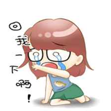 Homebody girl sticker #11762399