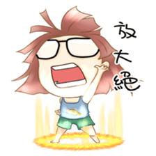 Homebody girl sticker #11762409