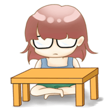 Homebody girl sticker #11762421