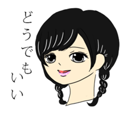 Words that girl spit sticker #11762683