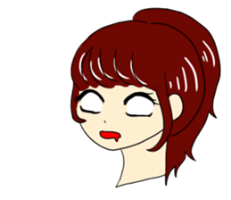 Words that girl spit sticker #11762690