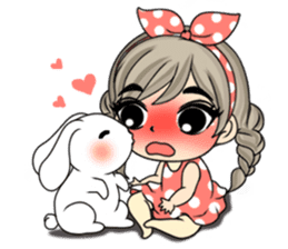 Unna mini girl and friends sticker #11763189