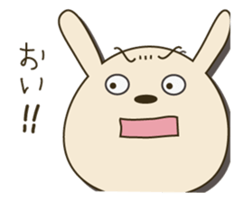 Rabbit rabbit 1 sticker #11763534