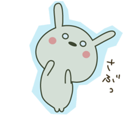 Rabbit rabbit 1 sticker #11763535
