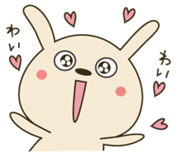 Rabbit rabbit 1 sticker #11763539