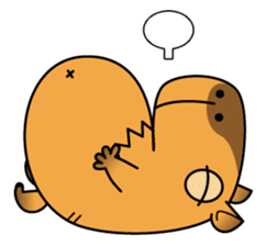 sleepy eyed Capybara sticker #11763573