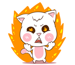 Ban-Yen : The pink cat. sticker #11763755