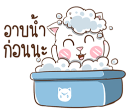 Ban-Yen : The pink cat. sticker #11763776