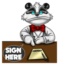 Introducing Boss Panda (Revised) sticker #11763791