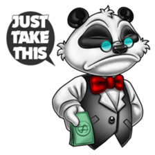 Introducing Boss Panda (Revised) sticker #11763805