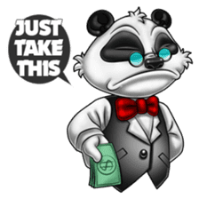 Introducing Boss Panda (Revised) sticker #11763805