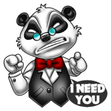 Introducing Boss Panda (Revised) sticker #11763807