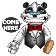 Introducing Boss Panda (Revised) sticker #11763817