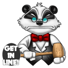 Introducing Boss Panda (Revised) sticker #11763819