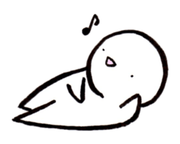 Little Shiromaru sticker #11764081