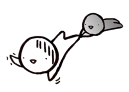 Little Shiromaru sticker #11764089