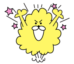 fluffy mofutan sticker sticker #11764147