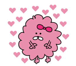 fluffy mofutan sticker sticker #11764151
