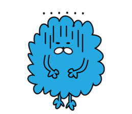fluffy mofutan sticker sticker #11764152