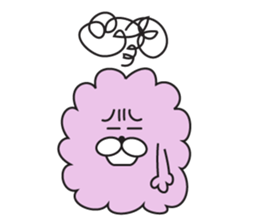 fluffy mofutan sticker sticker #11764160