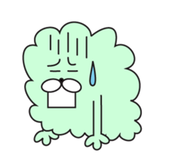 fluffy mofutan sticker sticker #11764175