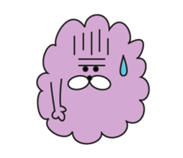fluffy mofutan sticker sticker #11764177