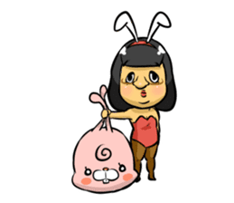 mayumi-san bunny ver. sticker #11765014